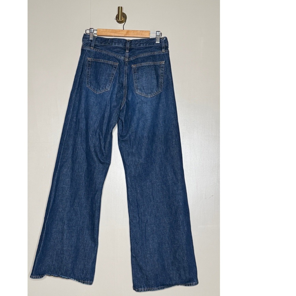 FRAME The Loose Jeans Size 25 Dark Wash High Rise Wide Leg Denim - Picture 5 of 9